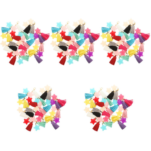 100Stk Sternform Handyanhänger Accessoires 2