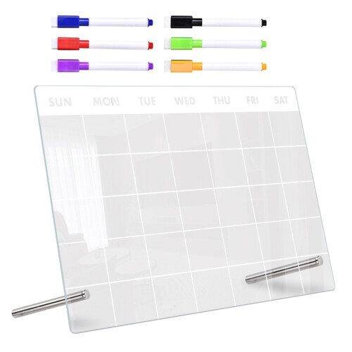 4Sets Robuste Acryl-Memo- Mit Stift, Ideal Für Und Büro 2