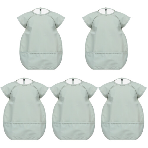 5St Babylapjes PU Ademend Waterdicht Baby's 1