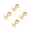 4St Gele Bail Clasp Voor DIY Ketting Sieraden Accessoires 7