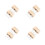 4Sets Baby Haar Navelstreng Bewaardoos Khaki Herinnering 5