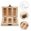 4Sets Baby Haar Navelstreng Bewaardoos Khaki Herinnering 11