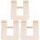 3St Beige Parkeerhouder Draagbare Scooter- En Fietsenstand 4
