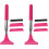 2Stk Karosseriefenster Squeegee Mit Teleskopgriff Pink 4