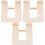3St Beige Parkeerhouder Draagbare Scooter- En Fietsenstand 5