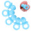 2St Lichtblauwe Mini Speentjes Acryl Babyshower Bedankjes 11