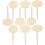 150St Herbruikbare Plantnaamlabels Beige Voor En Potten 1