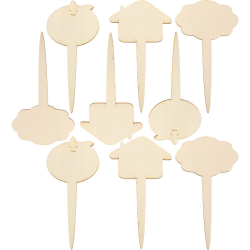 150St Herbruikbare Plantnaamlabels Beige Voor En Potten