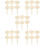 150St Herbruikbare Plantnaamlabels Beige Voor En Potten 8