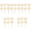 150St Herbruikbare Plantnaamlabels Beige Voor En Potten 3