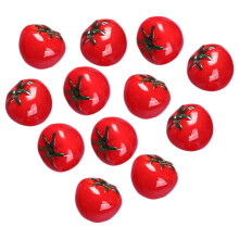 60Stk Mini Tomaten Modelle Aus Harz Rot Für DIY & Tischdekoration