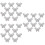 30St Compacte Patches Nonwoven Stoffen DIY Kleding 8