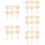 150St Herbruikbare Plantnaamlabels Beige Voor En Potten 10
