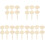 150St Herbruikbare Plantnaamlabels Beige Voor En Potten 2