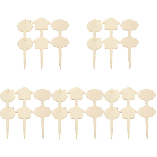 150St Herbruikbare Plantnaamlabels Beige Voor En Potten 1