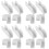 16St Wit Plastic Speelhekken Antislip Basis En 7