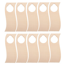 20Stk Unfertiges Holztürschild Zum Bemalen Türanhänger DIY Khaki