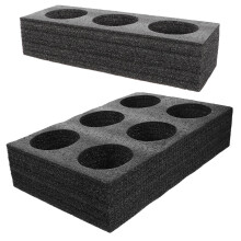 4St Stevige Zwarte Drink Carrier Tray Van Epe Voor Koffie En Takeaway