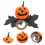 8Stk Halloween Kürbis Design Wiederverwendbar 11