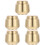 5St Compacte Gouden Koperen Huisdier As Bewaarpot 6