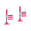2Stk Karosseriefenster Squeegee Mit Teleskopgriff Pink 6