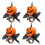 8Stk Halloween Kürbis Design Wiederverwendbar 3
