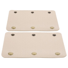 6St Beige PU Lederen Handvathoezen Koffer Bescherming En Comfort