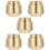 5St Compacte Gouden Koperen Huisdier As Bewaarpot 8