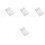 48St Herbruikbare PVC Kaartsleeves Transparant Voor En 5