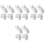 16St Wit Plastic Speelhekken Antislip Basis En 5