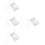 48St Herbruikbare PVC Kaartsleeves Transparant Voor En 9