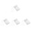 48St Herbruikbare PVC Kaartsleeves Transparant Voor En 4
