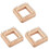 3Ud Telar Manual De Madera Beige Para Y Bufandas Kit De Tejido 3