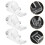 16St Duurzame Drape Loop Clips Transparant Voor Raamdecoratie 3