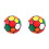 2Pz Palloni Gioco Bambini PVC Elastici E Resistenti Vari 2