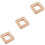 3Ud Telar Manual De Madera Beige Para Y Bufandas Kit De Tejido 5