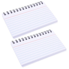 8Stk Weiße Spiral Notizblöcke, , Für Planung Und Organisation