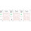 3Set Lavagne Trasparenti Acriliche Multiuso Per Memo E Note Decorativi 3