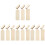 4Set Segnalibri Legno Non Finiti Khaki Per DIY Con E Nappe 4
