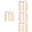 4Set Segnalibri Legno Non Finiti Khaki Per DIY Con E Nappe 7