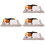 4St Assorti Hond Beeldjes Auto Dashboard Activator Koolstof Decoratie 7