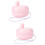 2Pz Spazzola Esfoliante Per Cuoio Capelluto Con Design Portatile Rosa 9