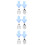 3Conjuntos Talheres Toddler Silicone Azul Com E Colher 10