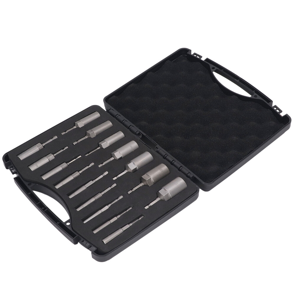 16Pcs Deep Socket Set For Impact Wrench 5Mm-19Mm Chromium Vanadium Steel 6931370063095