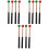 6Pares Martelos Para Percussão De E Borracha Uso Profissional 5