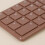 Mini Quiet LCD Portable Calculator Brown ABS Small Office Store Home 5