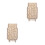 2Sets Belohnungsgläser Aus Holz Für Kinder Und 5