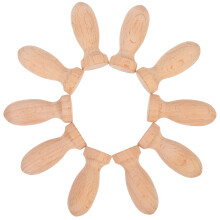 40Stk Blanko Holzpuppen Khaki Unbemalt Für Kinder Basteln