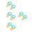 4Sets Mehrfarbige Pompom Maker Kunststoff Für Kids 6