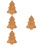 4Stk Xmas Baum Servierteller Bambus Und Robust 9